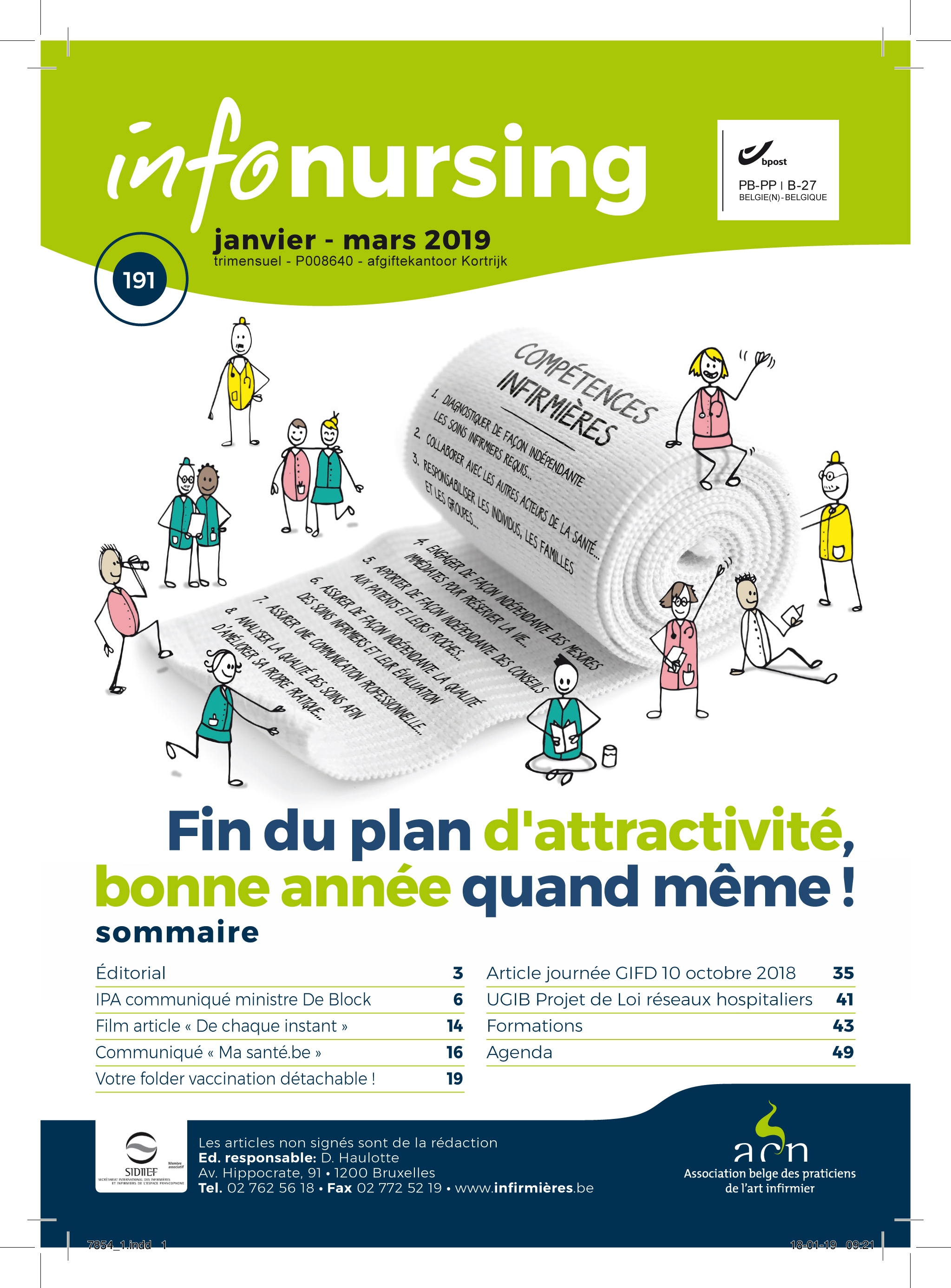 Edito Info-Nursing 191 : La fin du plan d'attractivité !